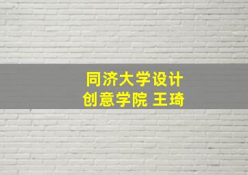 同济大学设计创意学院 王琦